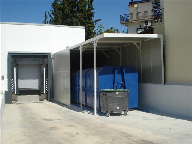 Ηχομόνωση πρέσσας χάρτου σε κατάστημα της εταιρίας LIDL στη Λυκόβρυση